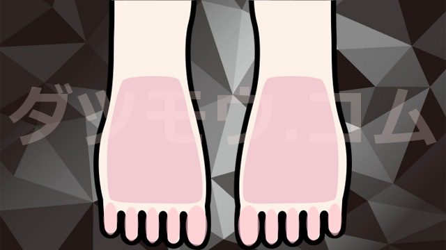 ゴリラクリニックの足の甲と指範囲